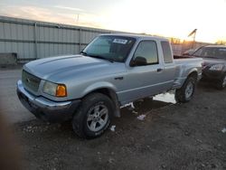 Salvage cars for sale at Kansas City, KS auction: 2002 Ford Ranger Super Cab