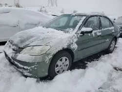 Salvage cars for sale at Littleton, CO auction: 2004 Honda Civic DX VP