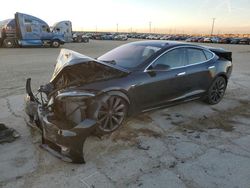 Salvage cars for sale at Sun Valley, CA auction: 2017 Tesla Model S