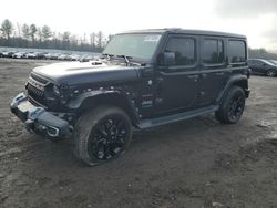 Jeep Vehiculos salvage en venta: 2022 Jeep Wrangler Unlimited Sahara 4XE