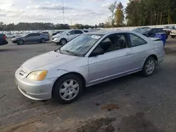 Honda Civic ex salvage cars for sale: 2002 Honda Civic EX