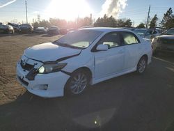 Salvage cars for sale at Denver, CO auction: 2010 Toyota Corolla Base