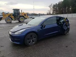 Tesla Vehiculos salvage en venta: 2022 Tesla Model 3