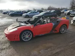 Ferrari Vehiculos salvage en venta: 2005 Ferrari F430 Spider