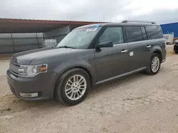 Salvage cars for sale at Andrews, TX auction: 2018 Ford Flex SEL