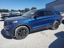 Salvage cars for sale at auction: 2022 Ford Explorer ST-Line