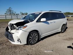 Salvage cars for sale at Houston, TX auction: 2018 Toyota Sienna XLE