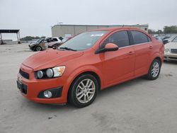 Chevrolet salvage cars for sale: 2013 Chevrolet Sonic LT