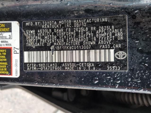 2012 Toyota Camry Base