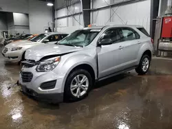 Carros salvage sin ofertas aún a la venta en subasta: 2017 Chevrolet Equinox LS