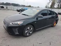 Salvage cars for sale at Dunn, NC auction: 2017 Hyundai Ioniq SEL