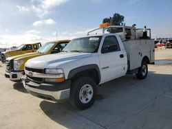 Salvage trucks for sale at Sacramento, CA auction: 2002 Chevrolet Silverado C2500 Heavy Duty