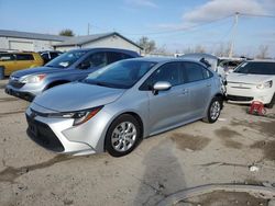 Salvage cars for sale at Pekin, IL auction: 2020 Toyota Corolla LE