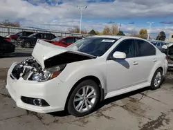 Salvage cars for sale at Littleton, CO auction: 2013 Subaru Legacy 2.5I Premium