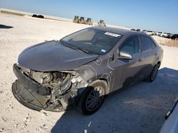 Salvage cars for sale from Copart Taylor, TX: 2015 Toyota Corolla L