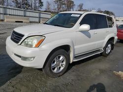 Salvage cars for sale at Spartanburg, SC auction: 2005 Lexus GX 470