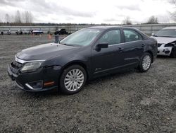 Ford salvage cars for sale: 2010 Ford Fusion Hybrid