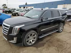 Salvage cars for sale from Copart Woodhaven, MI: 2015 Cadillac Escalade Premium