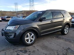 Salvage cars for sale at Littleton, CO auction: 2017 Ford Explorer XLT