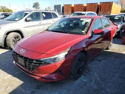 Hyundai Elantra salvage cars for sale: 2021 Hyundai Elantra SEL