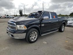 Salvage cars for sale at Miami, FL auction: 2015 Dodge RAM 1500 Longhorn