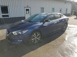 Salvage cars for sale at York Haven, PA auction: 2016 Nissan Maxima 3.5S