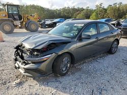 Salvage cars for sale at Houston, TX auction: 2024 Hyundai Elantra Blue