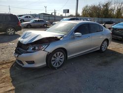 Salvage cars for sale from Copart Oklahoma City, OK: 2015 Honda Accord EXL