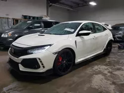 Salvage cars for sale from Copart Elgin, IL: 2018 Honda Civic TYPE-R Touring