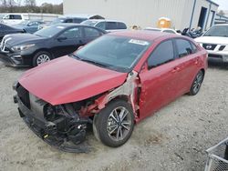 Salvage cars for sale at Spartanburg, SC auction: 2022 KIA Forte FE