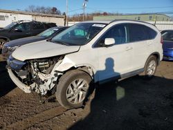 Salvage cars for sale at New Britain, CT auction: 2016 Honda CR-V EXL