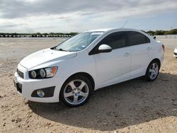 Salvage cars for sale from Copart San Antonio, TX: 2015 Chevrolet Sonic LTZ