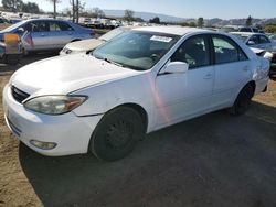 Salvage cars for sale at San Martin, CA auction: 2004 Toyota Camry LE