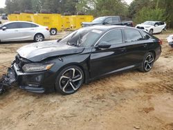 Salvage cars for sale at Gaston, SC auction: 2018 Honda Accord Sport