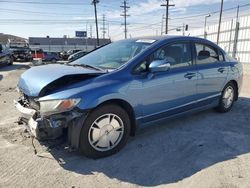 Honda Civic salvage cars for sale: 2009 Honda Civic Hybrid