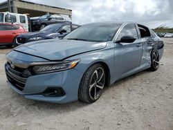 Honda salvage cars for sale: 2021 Honda Accord Sport SE