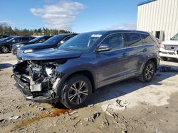 Toyota Vehiculos salvage en venta: 2017 Toyota Highlander LE