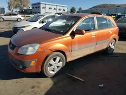 KIA salvage cars for sale: 2007 KIA Rio 5 SX