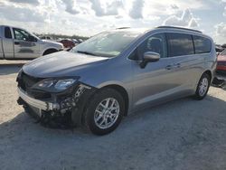 Salvage cars for sale at Arcadia, FL auction: 2021 Chrysler Voyager LXI