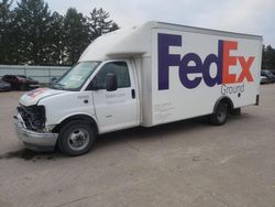 Salvage trucks for sale at Eldridge, IA auction: 2020 Chevrolet Express G3500