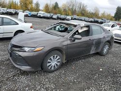 Salvage cars for sale from Copart Portland, OR: 2018 Toyota Camry LE