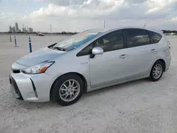 Salvage cars for sale at New Braunfels, TX auction: 2015 Toyota Prius V