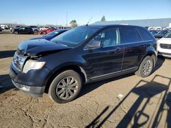 Salvage cars for sale from Copart Woodhaven, MI: 2009 Ford Edge Limited