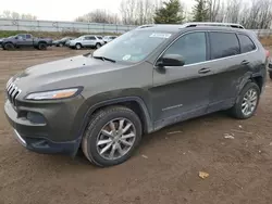 Jeep Vehiculos salvage en venta: 2015 Jeep Cherokee Limited