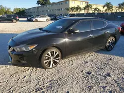 2018 Nissan Maxima 3.5S en venta en Opa Locka, FL