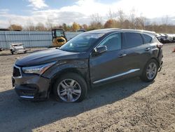 Salvage cars for sale at Assonet, MA auction: 2021 Acura RDX Advance