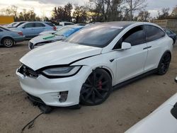 Salvage cars for sale at Baltimore, MD auction: 2016 Tesla Model X