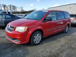 Salvage cars for sale at Spartanburg, SC auction: 2012 Dodge Grand Caravan SE