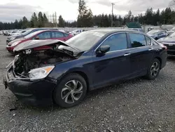 Honda salvage cars for sale: 2017 Honda Accord LX