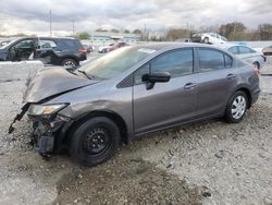 Honda salvage cars for sale: 2014 Honda Civic LX